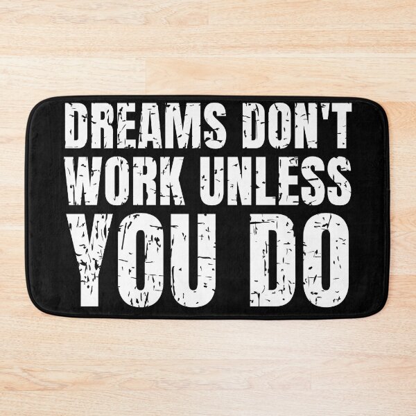 Item preview, Dreams don't work unless you do distressed  designed and sold by KingsManKind.