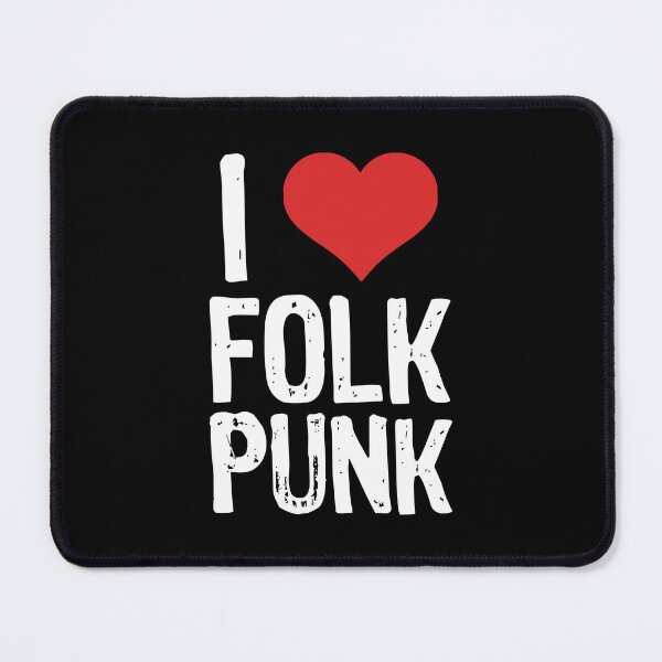 Item preview, I Love Folk Punk designed and sold by The "I Love Everything" Shop.