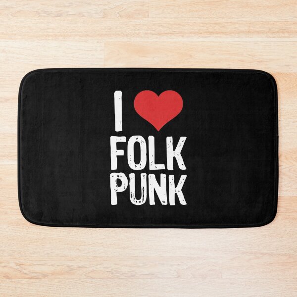 Item preview, I Love Folk Punk designed and sold by The "I Love Everything" Shop.