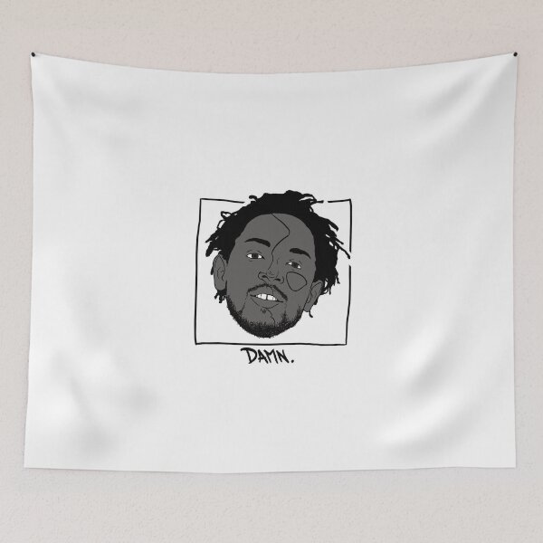 Item preview, Kendrick Lamar DAMN (Black and White) designed and sold by huskycharmander.