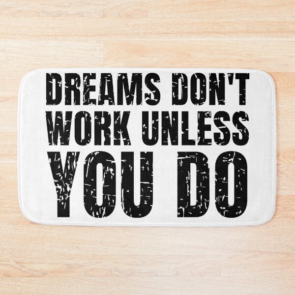Item preview, Dreams don't work unless you do 2 distressed  designed and sold by KingsManKind.