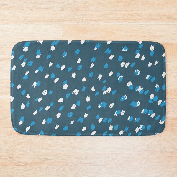 Item preview, dark teal blue and white speckled pattern designed and sold by DemonicGloom.