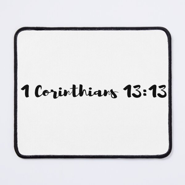Item preview, 1 corinthians 13:13 bible verse christian quote about love designed and sold by AmeliasArtistry.