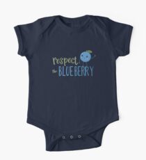 Respect The Blueberry - Süß Baby Body Kurzarm