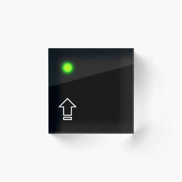 Item preview, Mac Keyboard Cap Lock Button (Black) designed and sold by DeafNick.