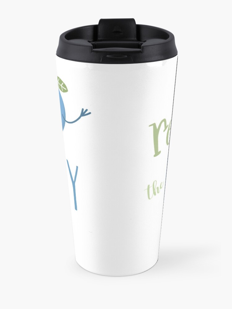Alternate view of Respect The Blueberry - Cute Travel Mug
