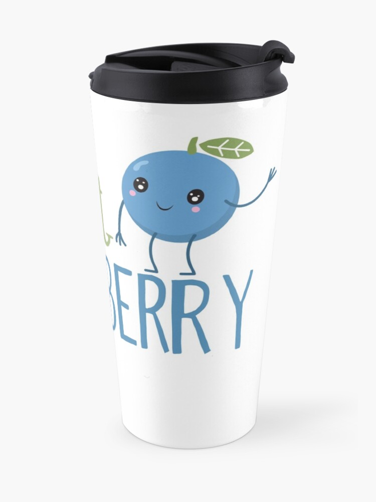 Alternate view of Respect The Blueberry - Cute Travel Mug