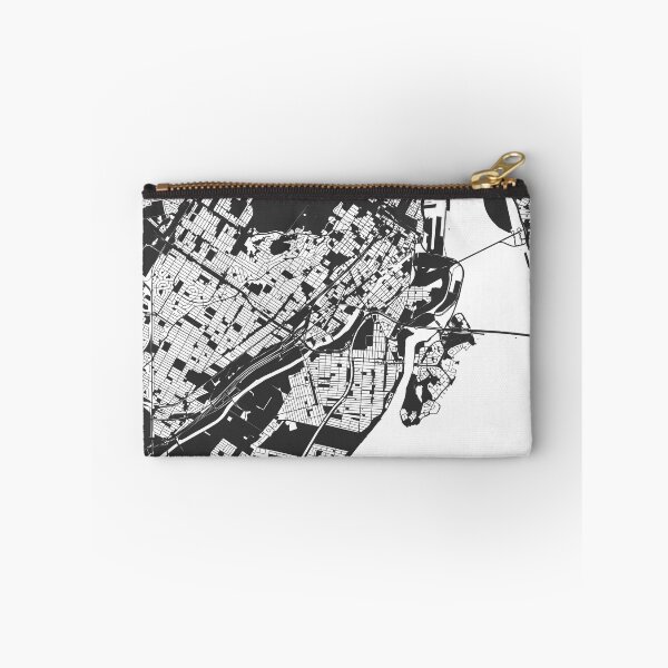 Item preview, Montreal Map Art Black white Canada designed and sold by EpicMaps.