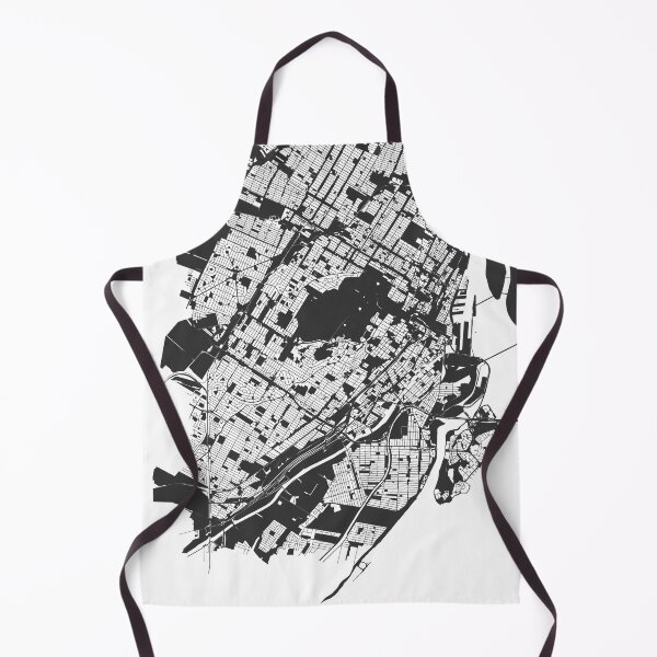 Item preview, Montreal Map Art Black white Canada designed and sold by EpicMaps.