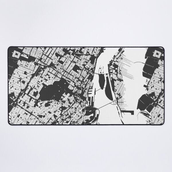 Item preview, Montreal Map Art Black white Canada designed and sold by EpicMaps.