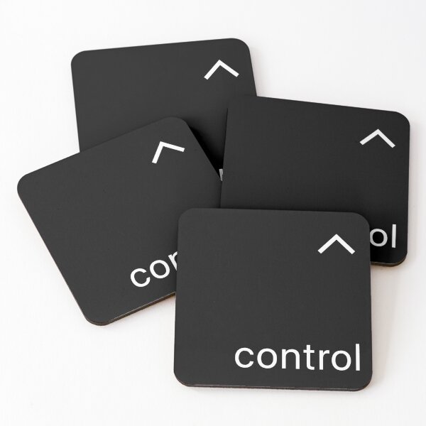 Item preview, Mac Keyboard Control Button (Black) designed and sold by DeafNick.