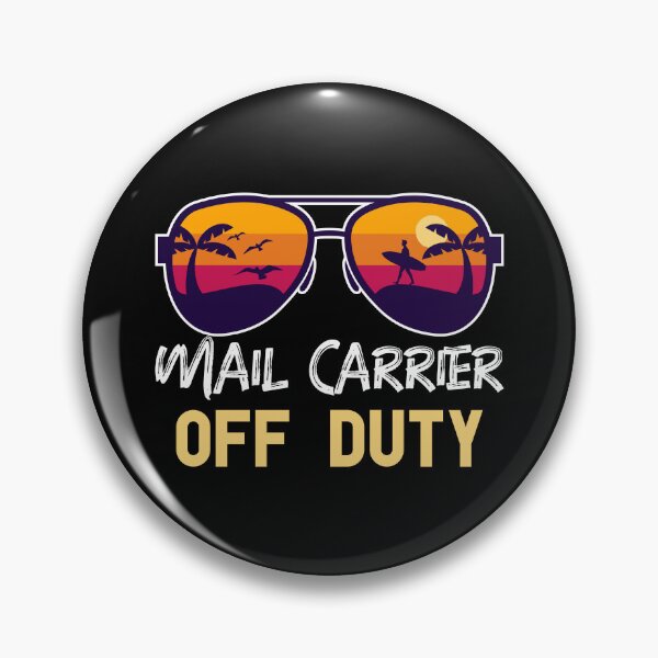 Item preview, Mail Carrier Off Duty - Beach Time Off - Funny Summer Vacation designed and sold by Optix.