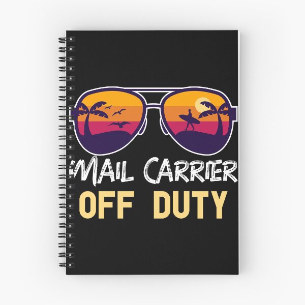 Item preview, Mail Carrier Off Duty - Beach Time Off - Funny Summer Vacation designed and sold by Optix.