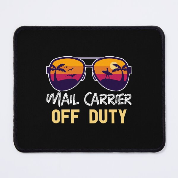 Item preview, Mail Carrier Off Duty - Beach Time Off - Funny Summer Vacation designed and sold by Optix.