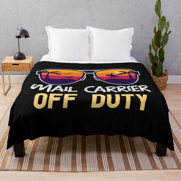 Item preview, Mail Carrier Off Duty - Beach Time Off - Funny Summer Vacation designed and sold by Optix.
