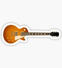 Geometric Gibson Les Paul Sticker