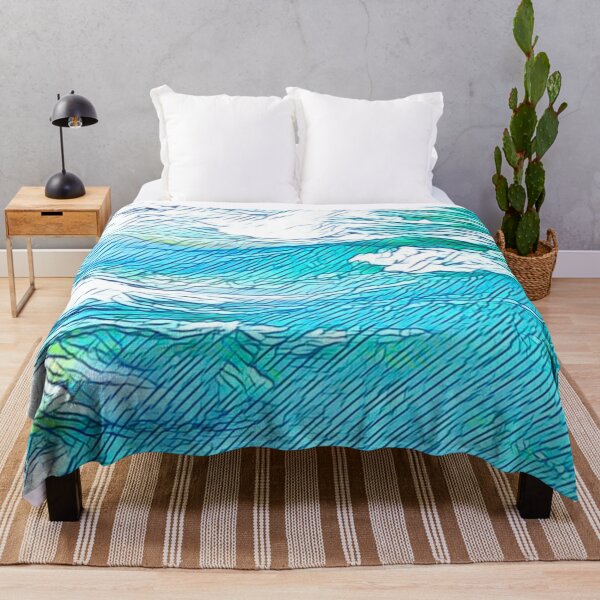 Item preview, Textured Waves, Aqua Ocean Surf and Sand Dreams designed and sold by mariagram17.