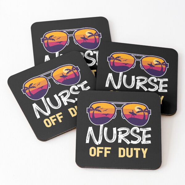 Item preview, Nurse Off Duty - Beach Time Off - Funny Summer Vacation designed and sold by Optix.