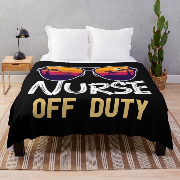 Item preview, Nurse Off Duty - Beach Time Off - Funny Summer Vacation designed and sold by Optix.