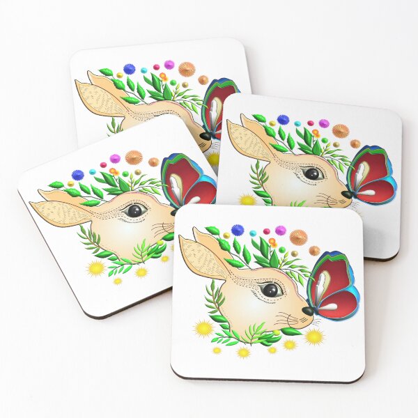 Artikelvorschau, Kaninchen buntes Design entworfen und verkauft von VGCREATIONS6.