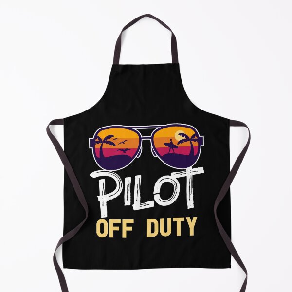 Item preview, Pilot Off Duty - Beach Time Off - Funny Summer Vacation designed and sold by Optix.