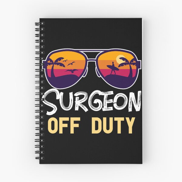 Item preview, Surgeon Off Duty - Beach Time Off - Funny Summer Vacation designed and sold by Optix.