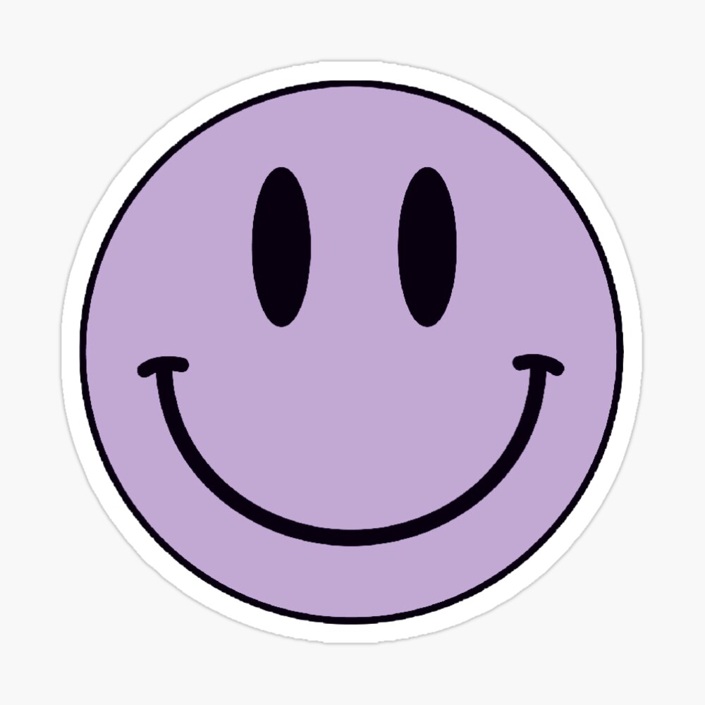 Purple Smiley Face Coffee Mug for Sale by evahart28