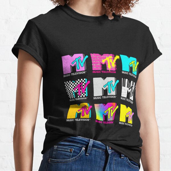 Uomo Vestiti Top e t-shirt T-shirt T-shirt con stampe MTV T-shirt con stampe T-shirt MTV music television 90’s unisex 