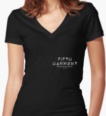 Camiseta entallada de cuello en V Quinta Armonía