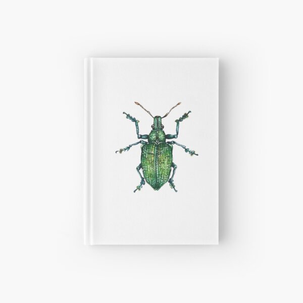 Green Bug Hardcover Journal