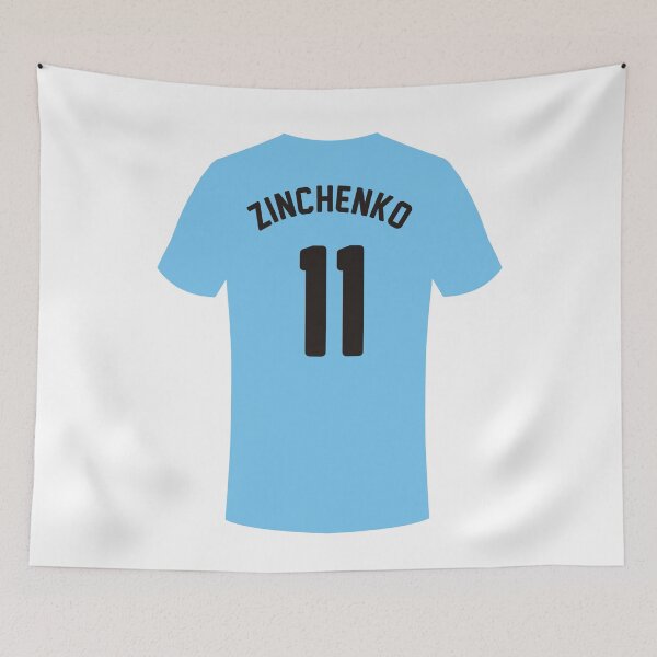 Item preview, Oleksandr Zinchenko Stickers designed and sold by Piqu89.