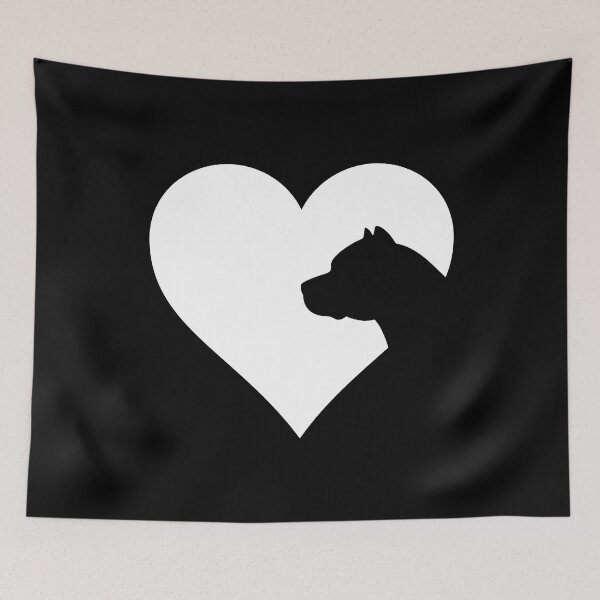 Item preview, The Heart of the Staffy Lover designed and sold by More Cute Dogs.