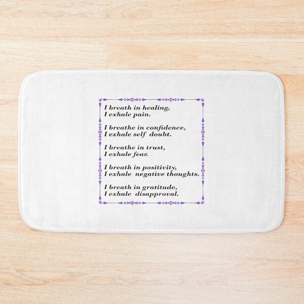 Item preview, Inhale Exhale Positive Affirmations and Inspirational Messages designed and sold by Inspirationmotivation.