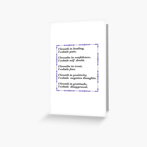 Artikel-Vorschau von Atmen Sie positive Affirmationen und inspirierende Botschaften ein, designt und verkauft von Inspirationmotivation.