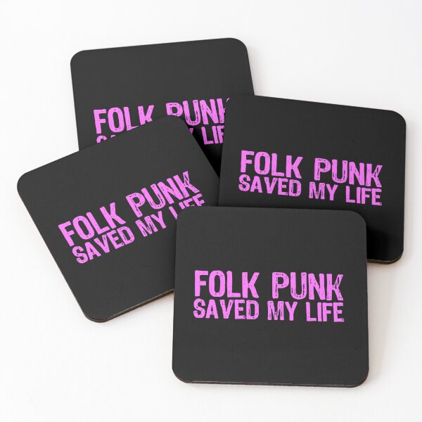 Item preview, Folk Punk Saved My Life designed and sold by The "I Love Everything" Shop.