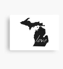 Love MIchigan Canvas Print