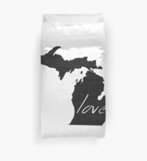 Love MIchigan Duvet Cover