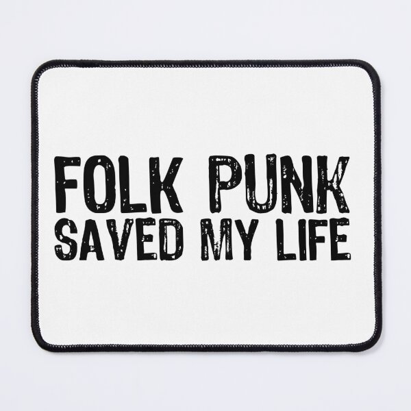 Item preview, Folk Punk Saved My Life designed and sold by The "I Love Everything" Shop.
