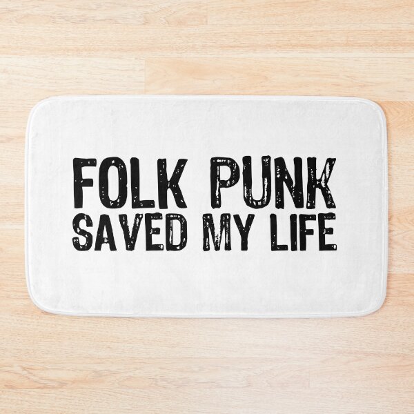 Item preview, Folk Punk Saved My Life designed and sold by The "I Love Everything" Shop.