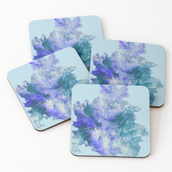 Item preview, Splashes of Teal and Purple designed and sold by Karen Simon.