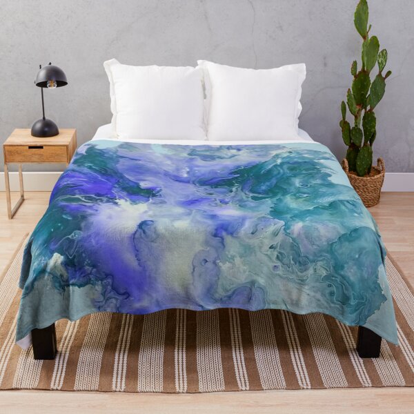 Item preview, Splashes of Teal and Purple designed and sold by Karen Simon.