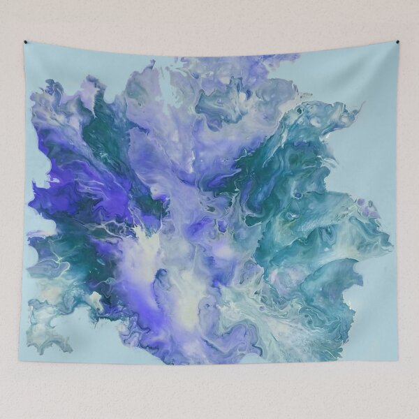 Item preview, Splashes of Teal and Purple designed and sold by Karen Simon.