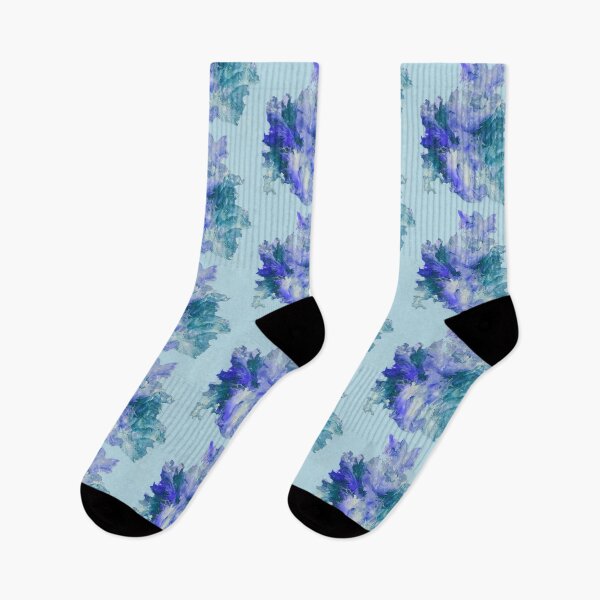 Item preview, Splashes of Teal and Purple designed and sold by Karen Simon.