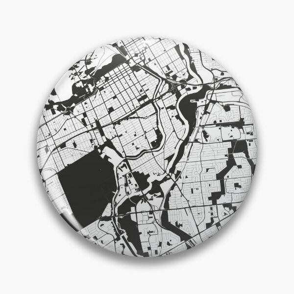 Item preview, Ottawa Map Art Black white Canada designed and sold by EpicMaps.