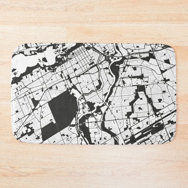 Item preview, Ottawa Map Art Black white Canada designed and sold by EpicMaps.