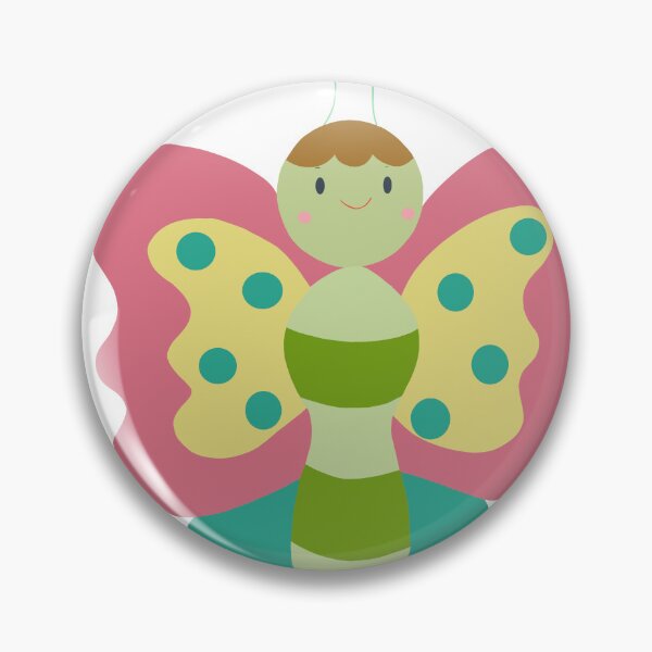 Item preview, Butterfly among flowers cartoon designed and sold by de-creartique.