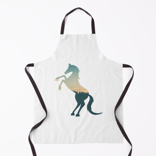 Item preview, Forest Trees Under Calm Sky Horse | Colorful Horse designed and sold by BopleDesigns.