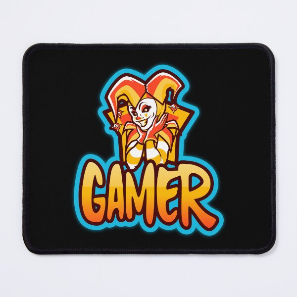 Item preview, Gamer with Crazy Female Joker Clown designed and sold by PRIVARSHU.