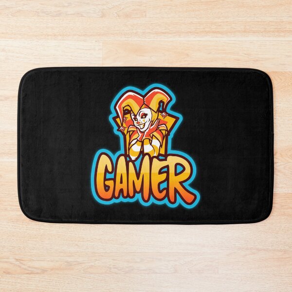 Item preview, Gamer with Crazy Female Joker Clown designed and sold by PRIVARSHU.