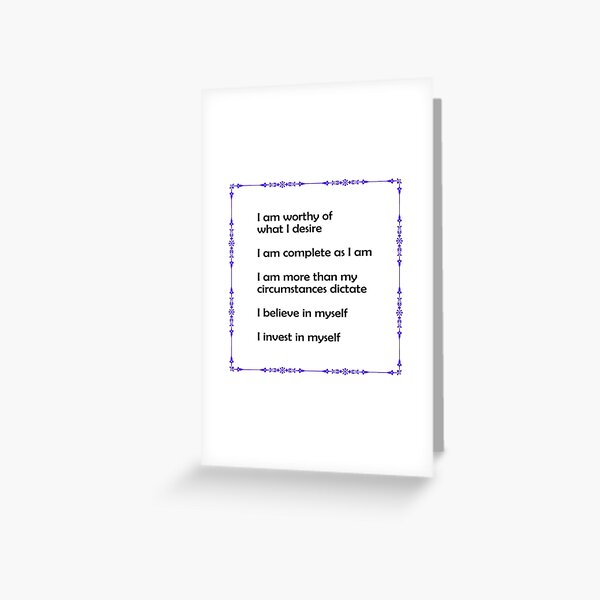 Artikel-Vorschau von Selbstwert positive Affirmationen und inspirierende Botschaften, designt und verkauft von Inspirationmotivation.